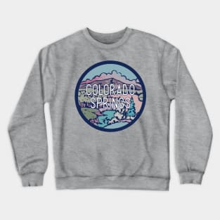 Colorado Springs Vintage Decal Crewneck Sweatshirt